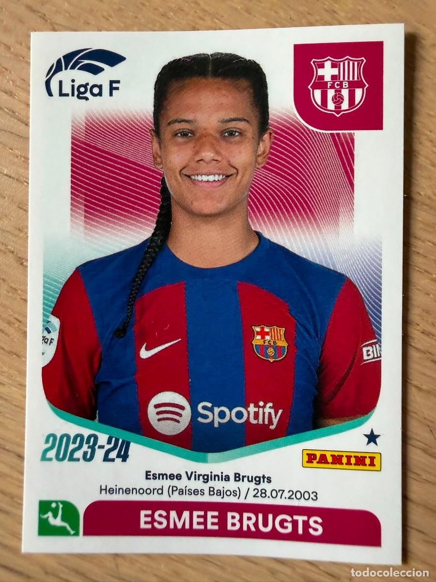 Coleccionismo cromos antiguos: 60B 60 B ESMEE BRUGTS BARCELONA 23 24 2023 2024 LIGA F FEMENINIA PANINI SIN PEGAR STICKER