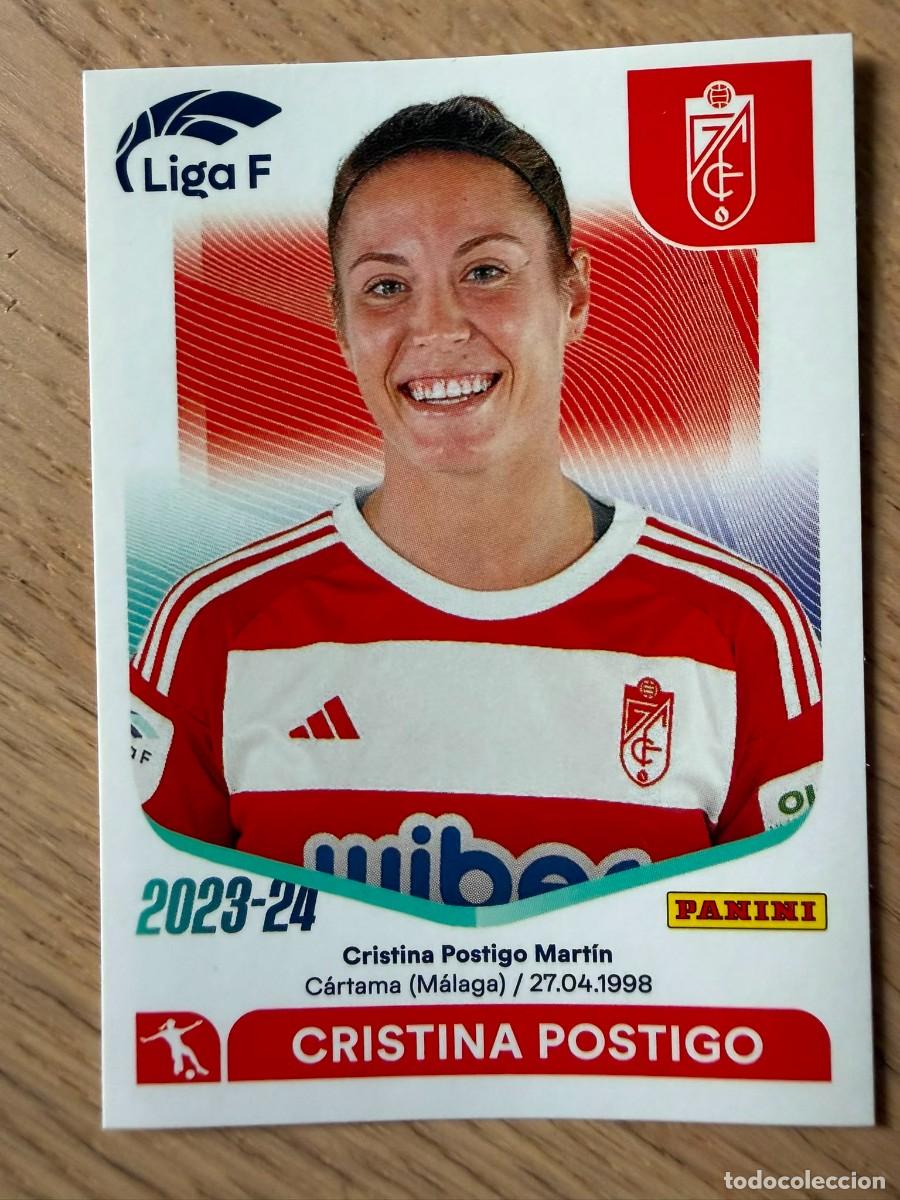 Coleccionismo cromos antiguos: 129 CRISTINA POSTIGO GRANADA 23 24 2023 2024 LIGA F FEMENINIA PANINI SIN PEGAR STICKER