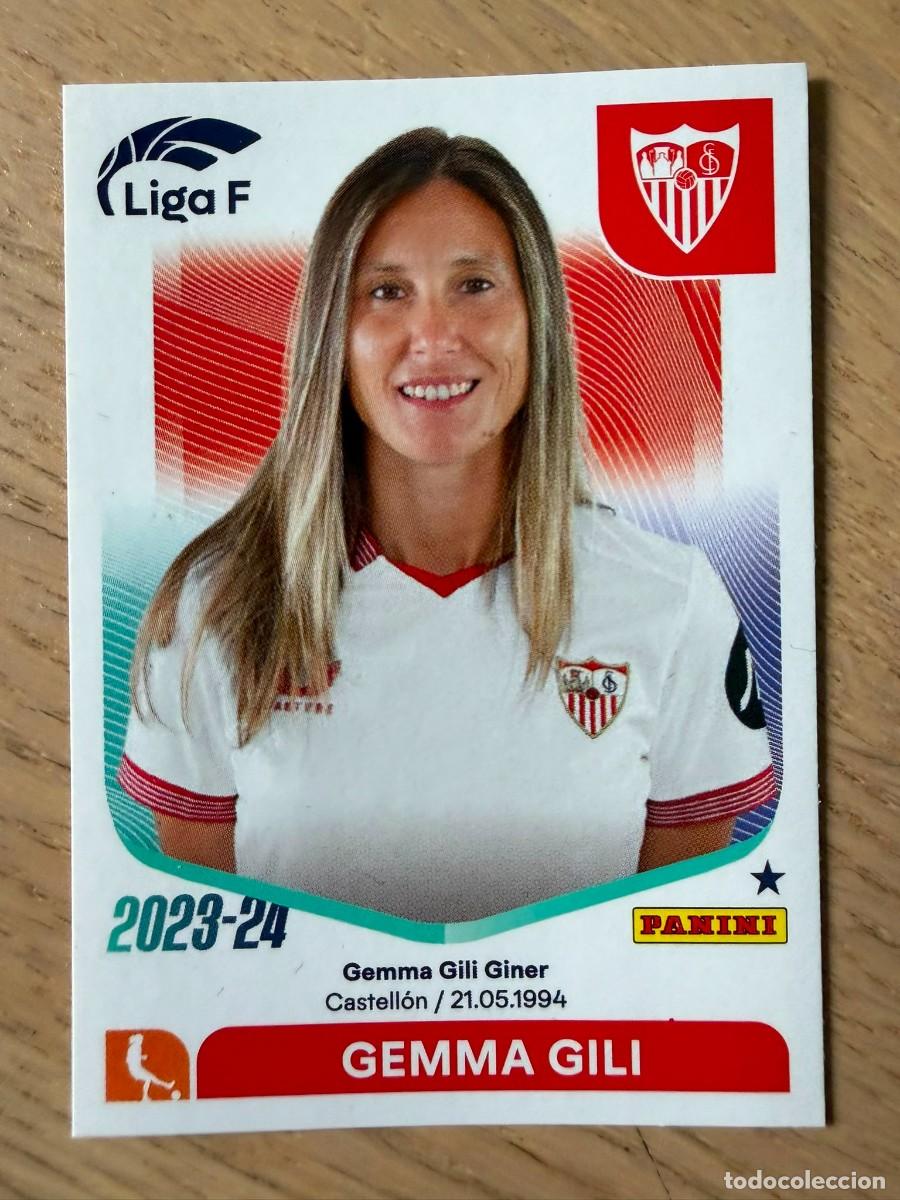 Coleccionismo cromos antiguos: 254 GEMMA GILI SEVILLA 23 24 2023 2024 LIGA F FEMENINIA PANINI SIN PEGAR STICKER