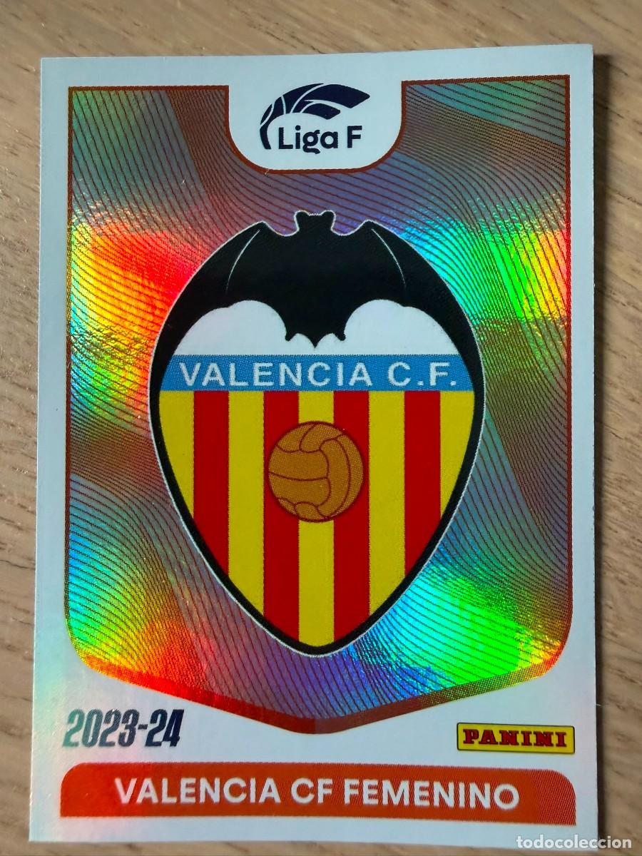 Coleccionismo cromos antiguos: 282 ESCUDO VALENCIA FEMENINO 23 24 2023 2024 LIGA F FEMENINIA PANINI SIN PEGAR STICKER