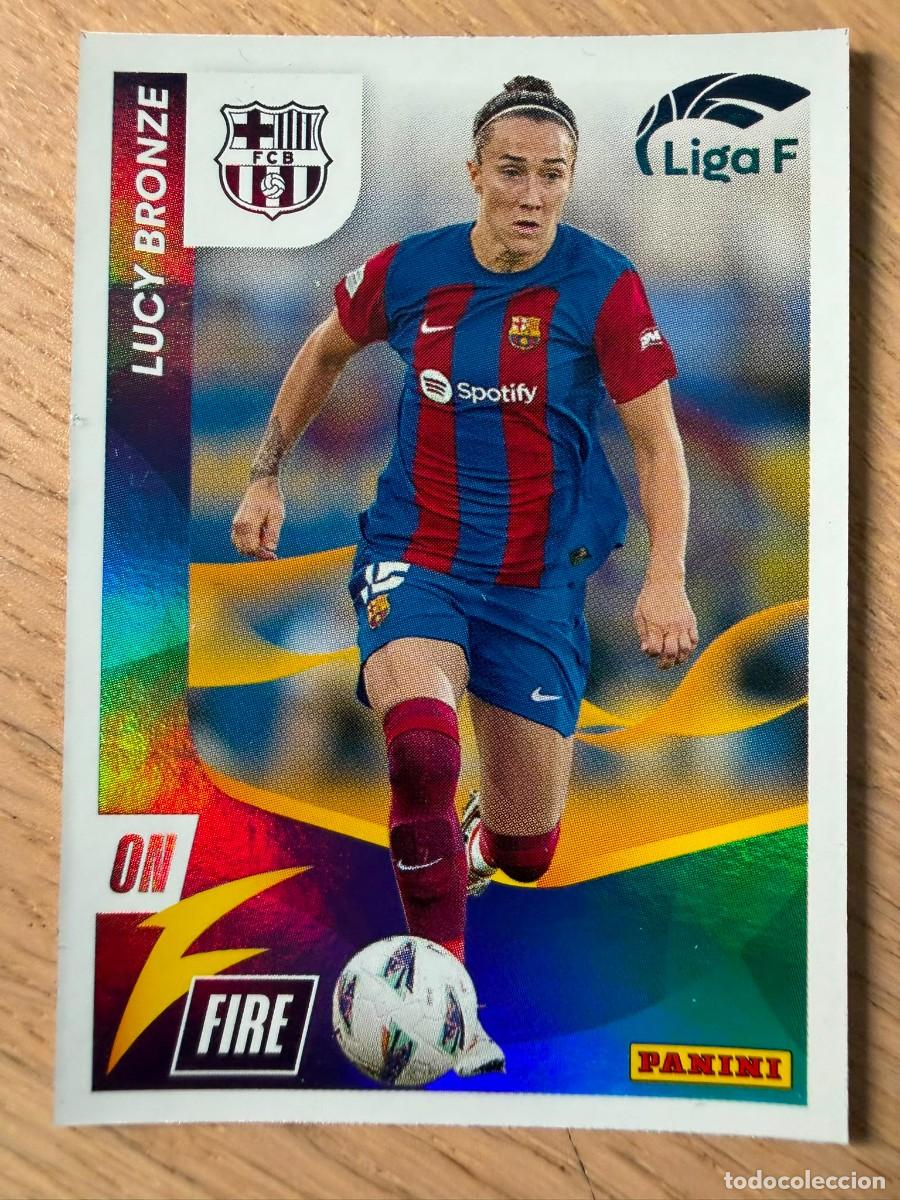 Coleccionismo cromos antiguos: 342 LUCY BONZE ON FIRE BARCELONA 23 24 2023 2024 LIGA F FEMENINA PANINI SIN PEGAR STICKER