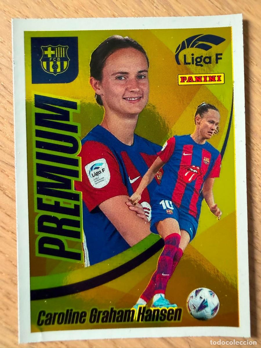 Coleccionismo cromos antiguos: GRAHAM HANSEN PREMIUM BARCELONA 23 24 2023 2024 LIGA F FEMENINA PANINI JUGON SIN PEGAR STICKER