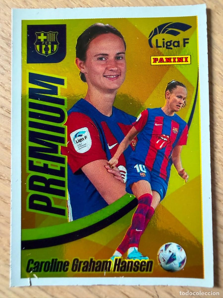 Coleccionismo cromos antiguos: GRAHAM HANSEN PREMIUM BARCELONA 23 24 2023 2024 LIGA F FEMENINA PANINI JUGON SIN PEGAR STICKER