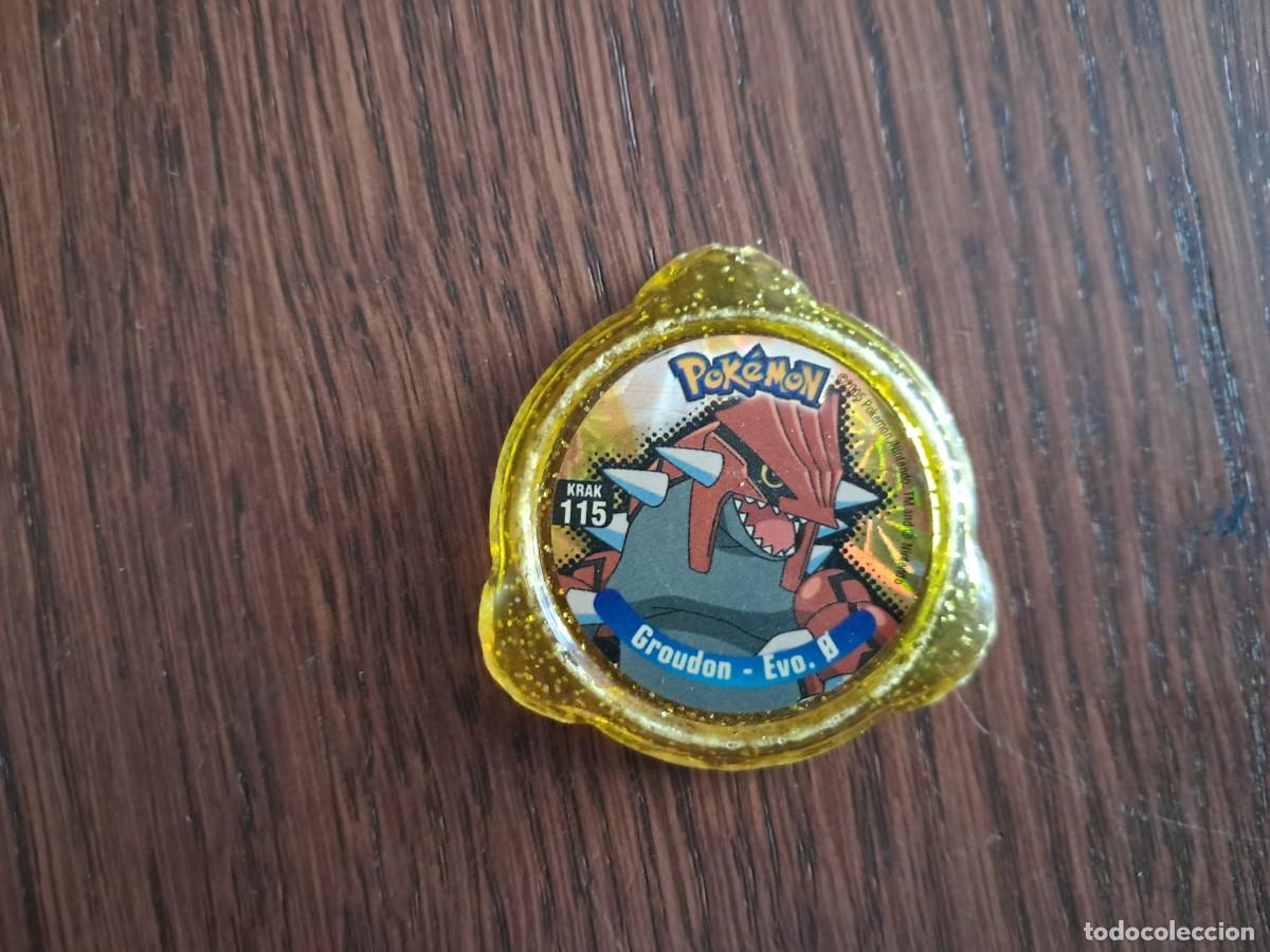Coleccionismo cromos antiguos: TAZOS KRAKS PANINI, POKEMON, 115 GROUDON
