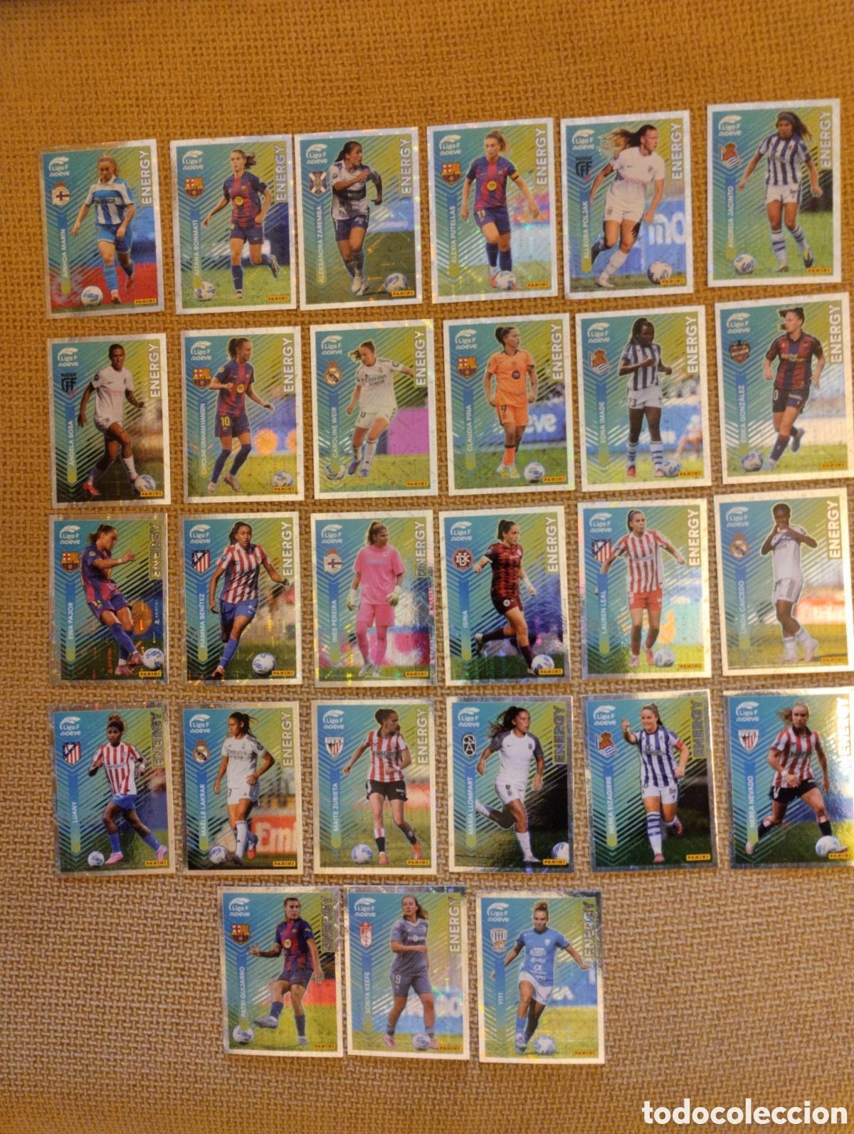 Coleccionismo cromos antiguos: Lote cromos Liga F moeve 2025-26 Panini