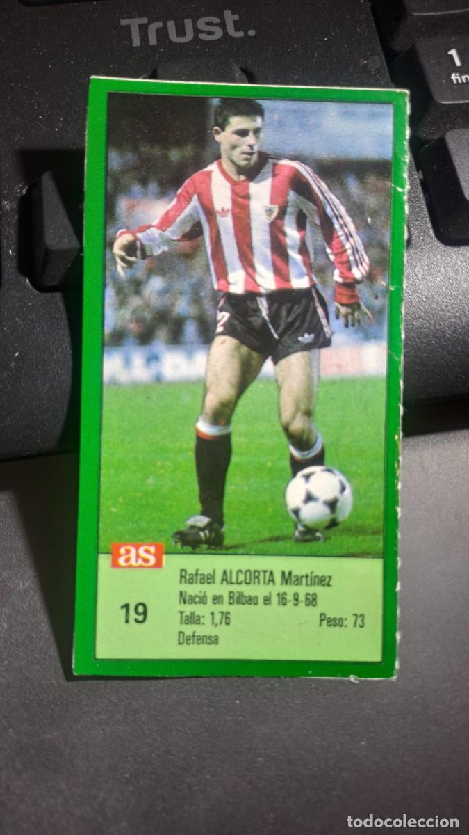 Coleccionismo cromos antiguos: CROMO ALKORTA 19 ALCORTA 19 ATHLETIC CLUB BILBAO LIGA 1988 1989 88 89 DIARIO AS ASES NUNCA PEGADO
