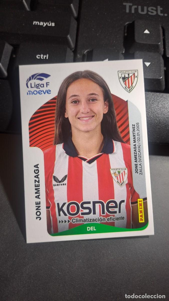 Coleccionismo cromos antiguos: CROMO JONE AMEZAGA 37 ATHLETIC CLUB DE BILBAO LIGA F FEMENINA 2025 2026 25 26 PANINI NUNCA PEGADO