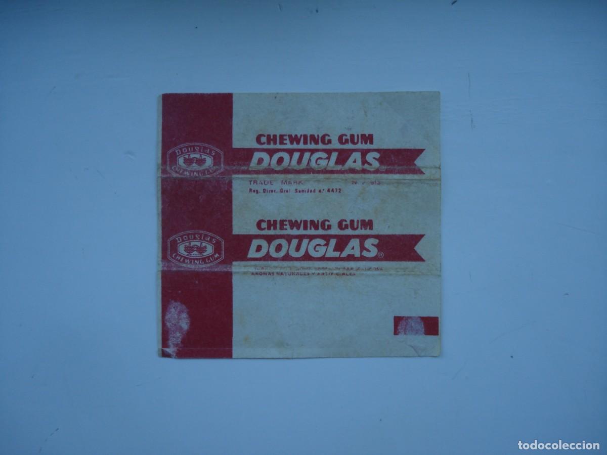 Coleccionismo cromos antiguos: DOUGLAS ENVOLTORIO CROMOS CHICLES! WRAPPER KAUGUMMI BILDER BUBBLE GUM!