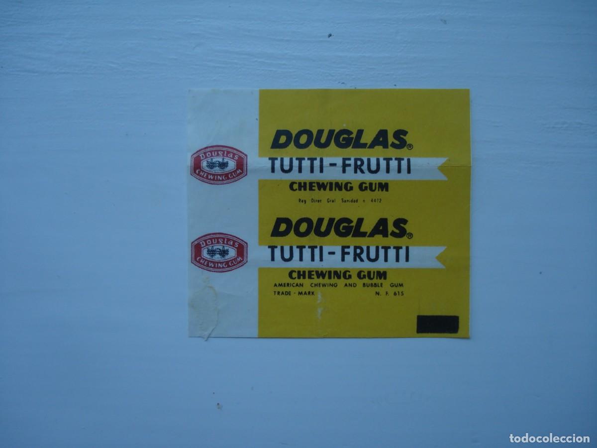 Coleccionismo cromos antiguos: DOUGLAS ENVOLTORIO CROMOS CHICLES! WRAPPER KAUGUMMI BILDER BUBBLE GUM!