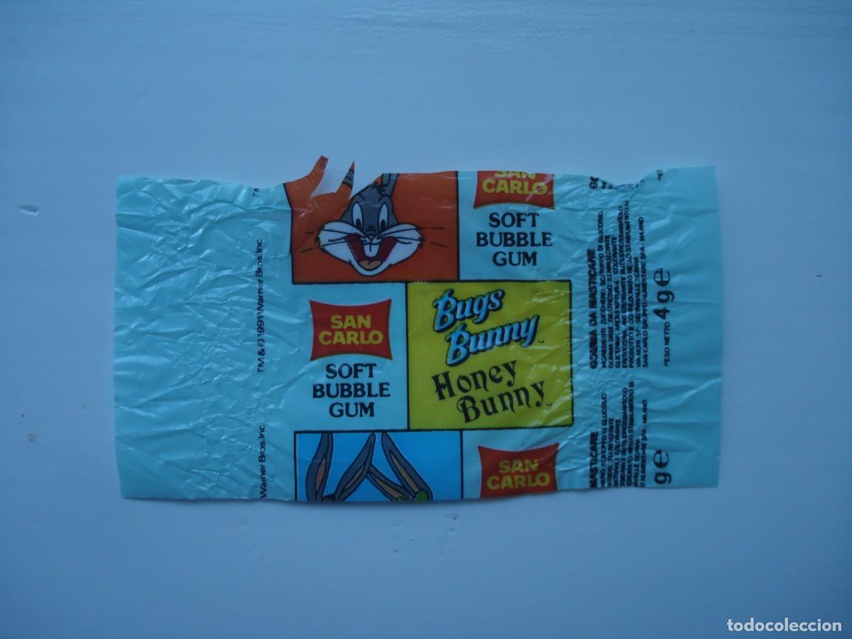 Coleccionismo cromos antiguos: BUGS BUNNY ENVOLTORIO CROMOS CHICLES! WRAPPER KAUGUMMI BILDER BUBBLE GUM!