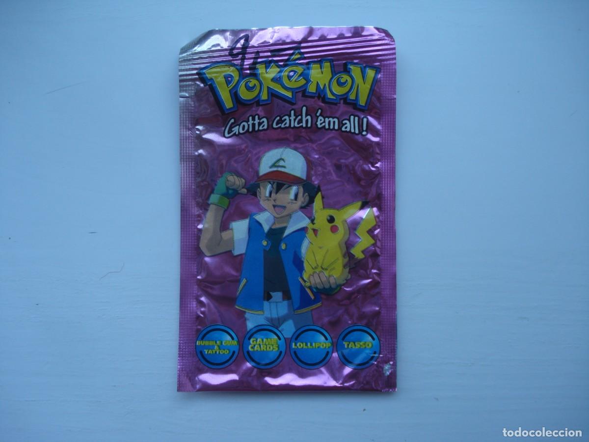 Coleccionismo cromos antiguos: POKEMON ENVOLTORIO CROMOS CHICLES! WRAPPER KAUGUMMI BILDER BUBBLE GUM!