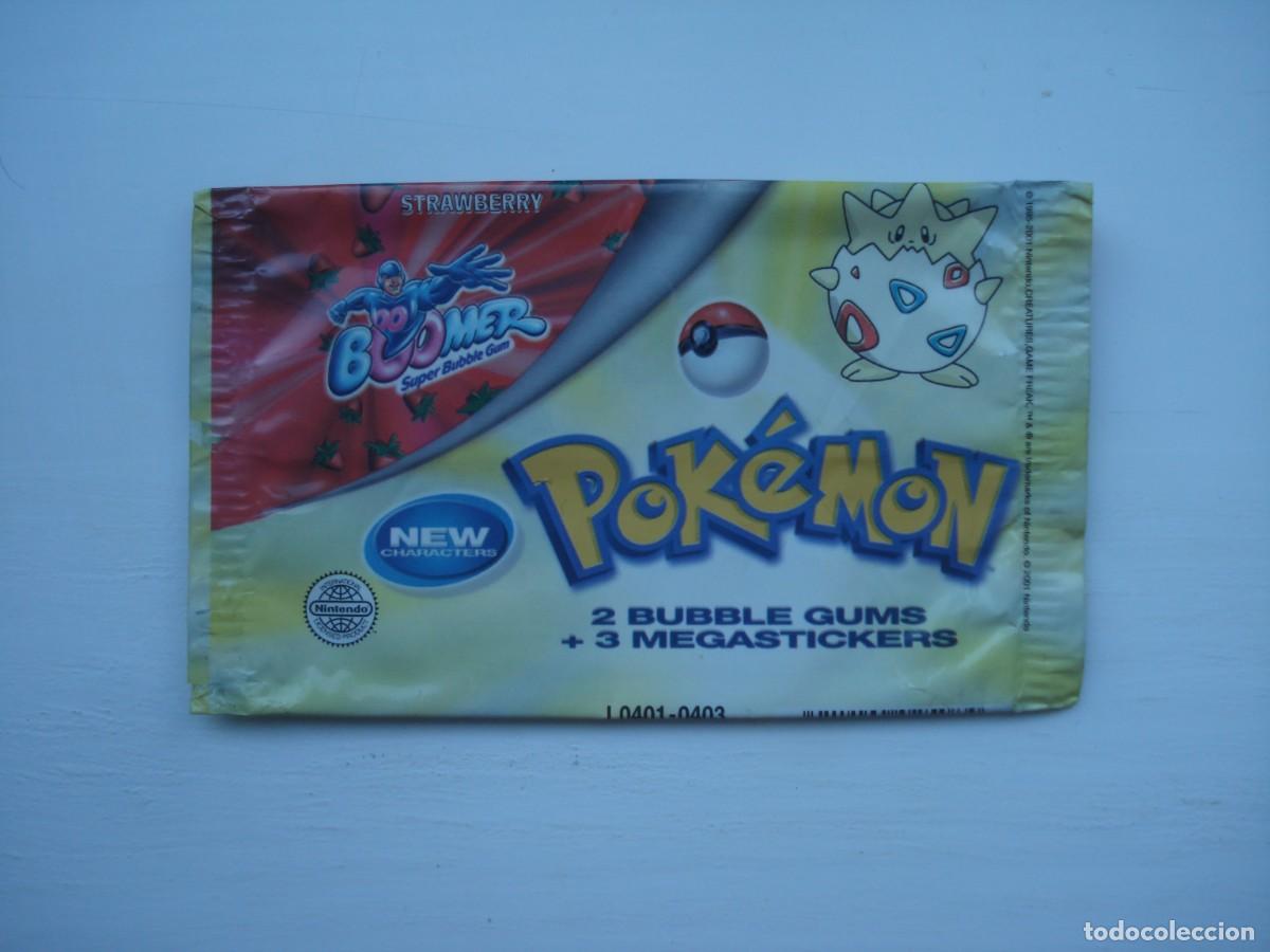 Coleccionismo cromos antiguos: BOOMER POKEMON ENVOLTORIO CROMOS CHICLES! WRAPPER KAUGUMMI BILDER BUBBLE GUM!