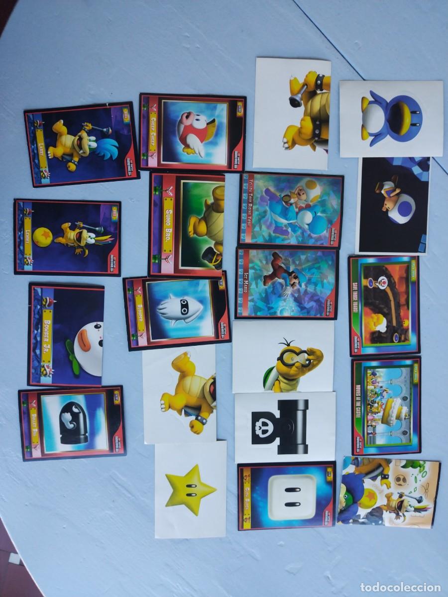 Coleccionismo cromos antiguos: Lote 20 cromos diferentes S&Uacute;PER MARIO BROS. WII. 2011