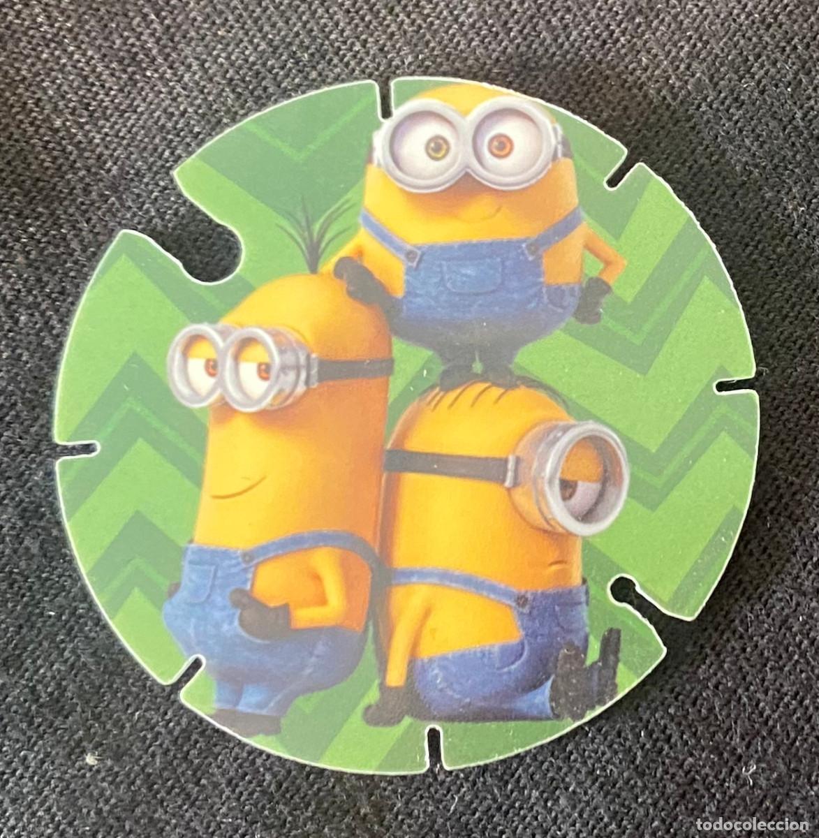 Coleccionismo cromos antiguos: Tazo Volador. Cheetos Matutano. Colecci&oacute;n Minions n&ordm; 8. Como nuevo.