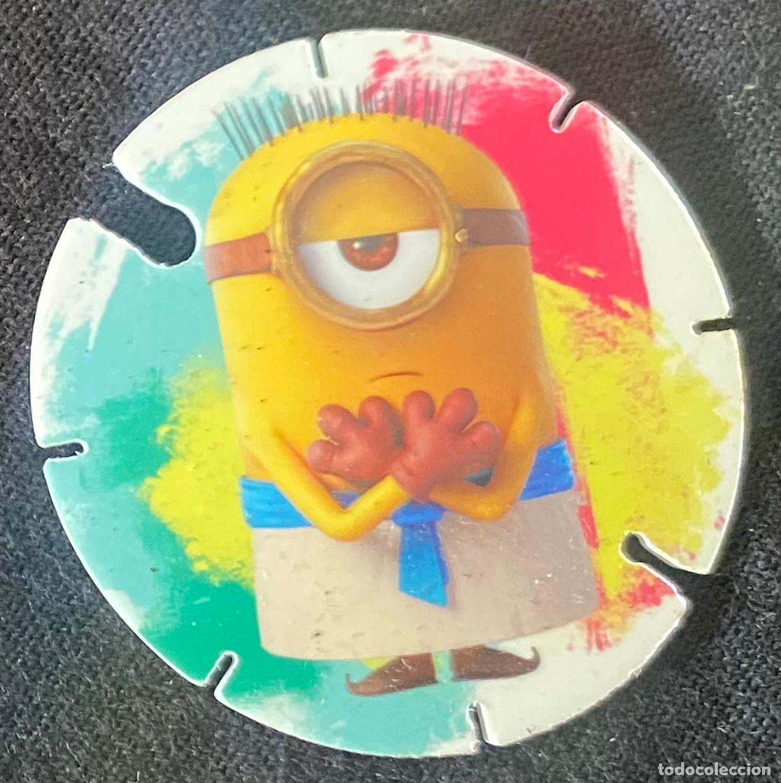 Coleccionismo cromos antiguos: Tazo Volador. Cheetos Matutano. Colecci&oacute;n Minions n&ordm; 16. Como nuevo.
