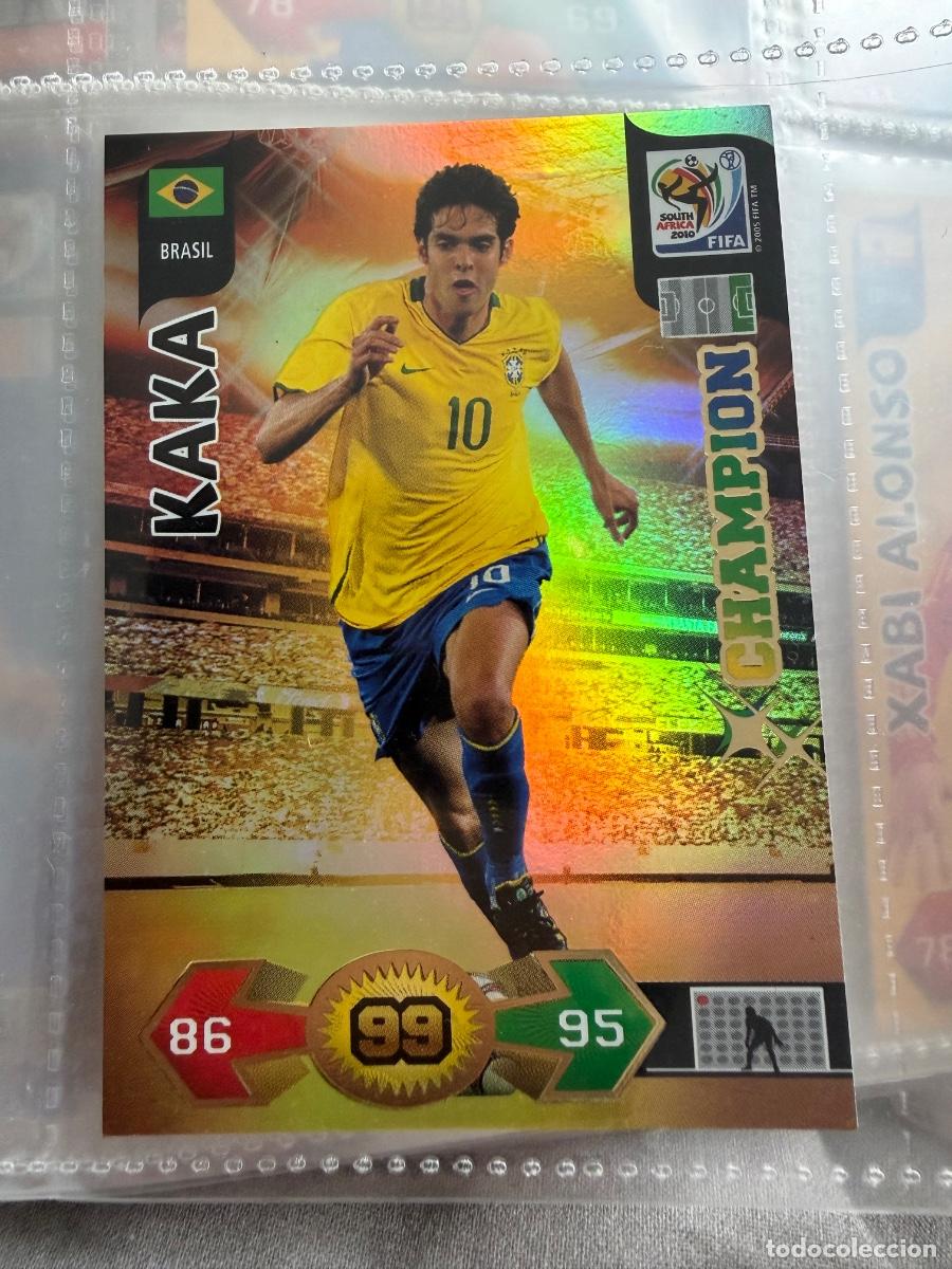 Coleccionismo cromos antiguos: Cromo Adrenalyn Kaka Champion Brazil Mundial 2010