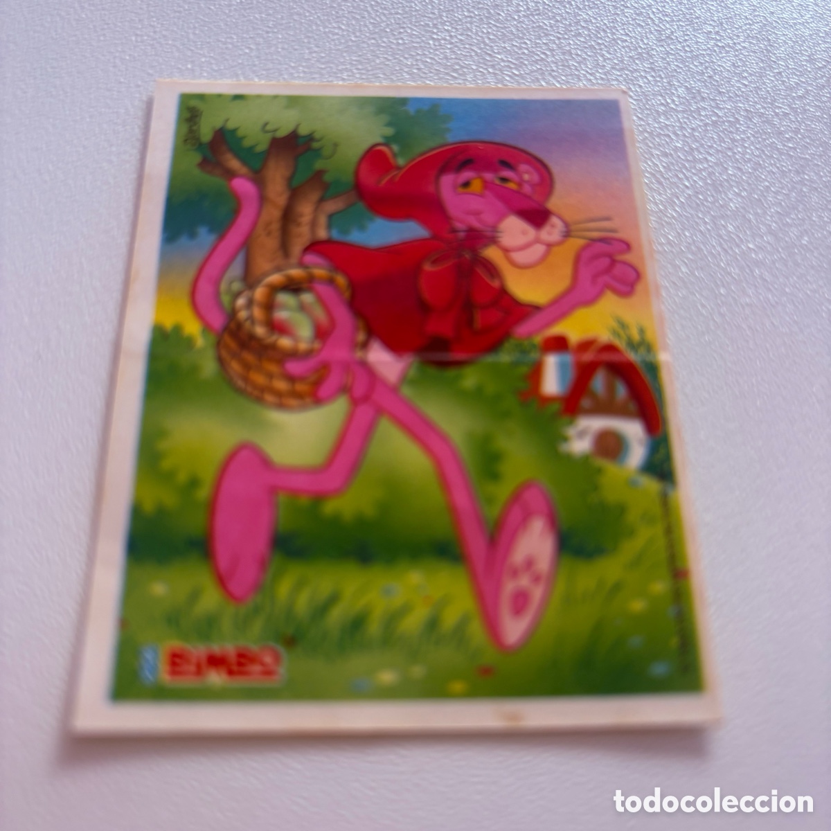 Coleccionismo cromos antiguos: Diver-pegatina bimbo Los divertidos disfraces de la pantera Rosa