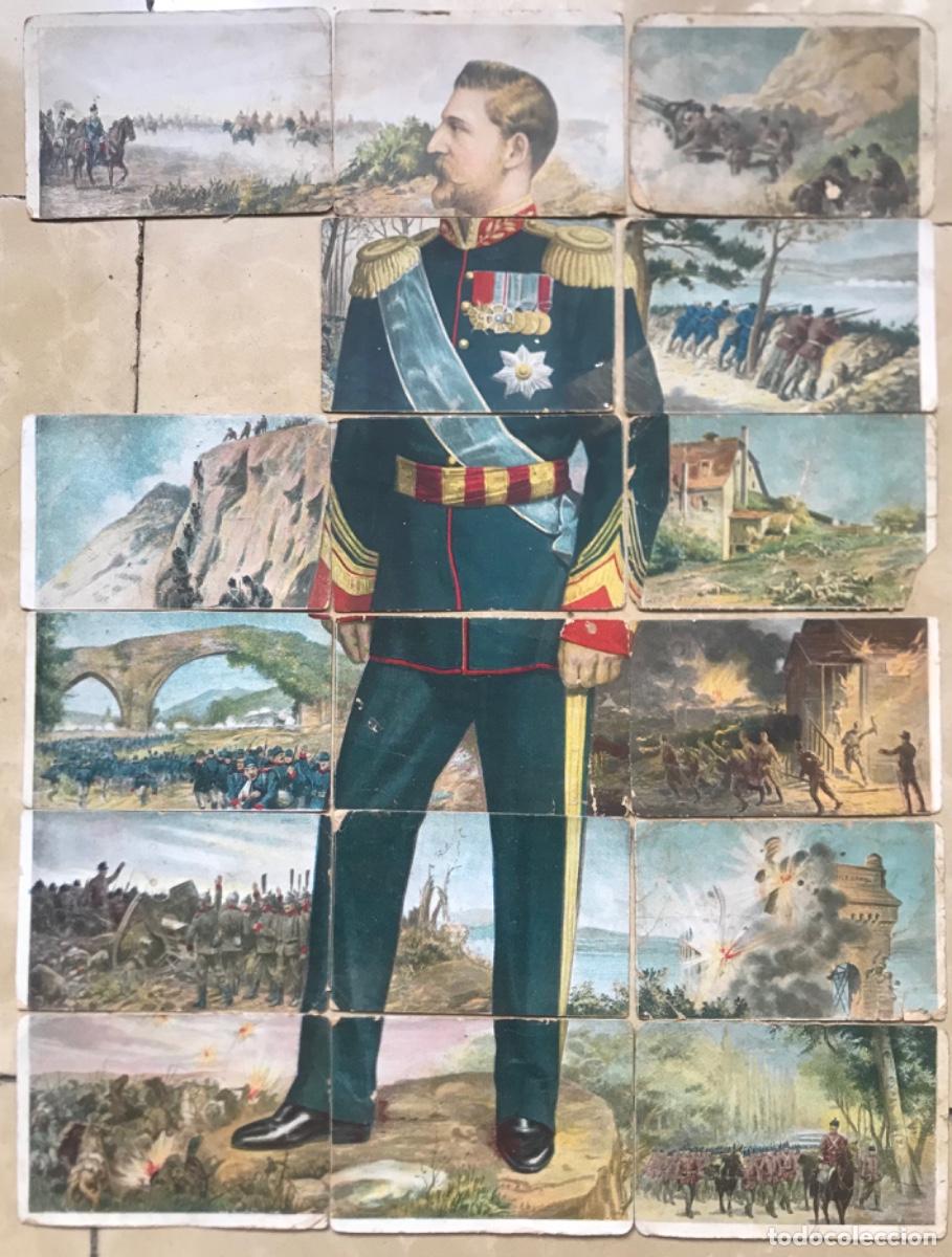 Coleccionismo cromos antiguos: 17 CROMOS - RUMAN&Iacute;A - CHOCOLATES JAIME BOIX, BARCELONA - Leer descripci&oacute;n