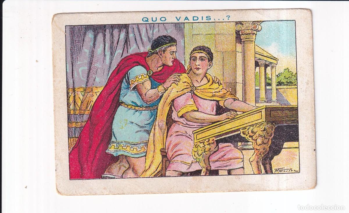 Coleccionismo cromos antiguos: QUO VADIS ...? : NUMERO 4 .- CHOCOLATES AMATLLER