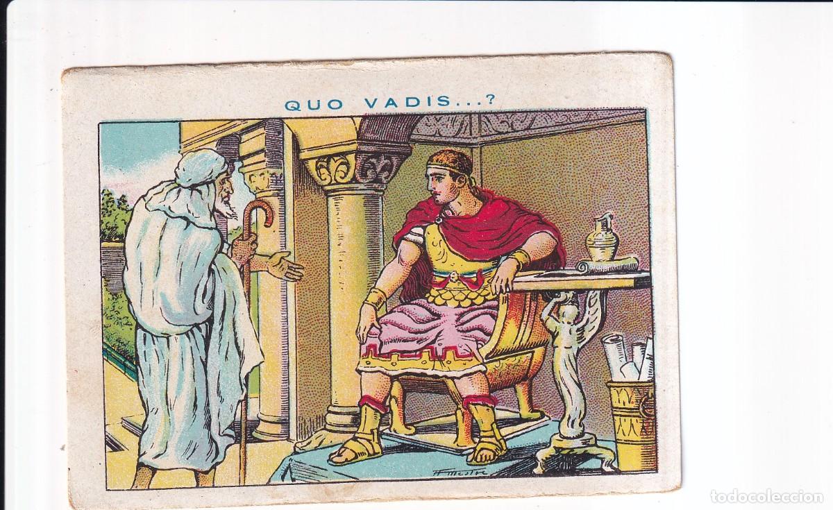 Coleccionismo cromos antiguos: QUO VADIS ...? : NUMERO 9 .- CHOCOLATES AMATLLER