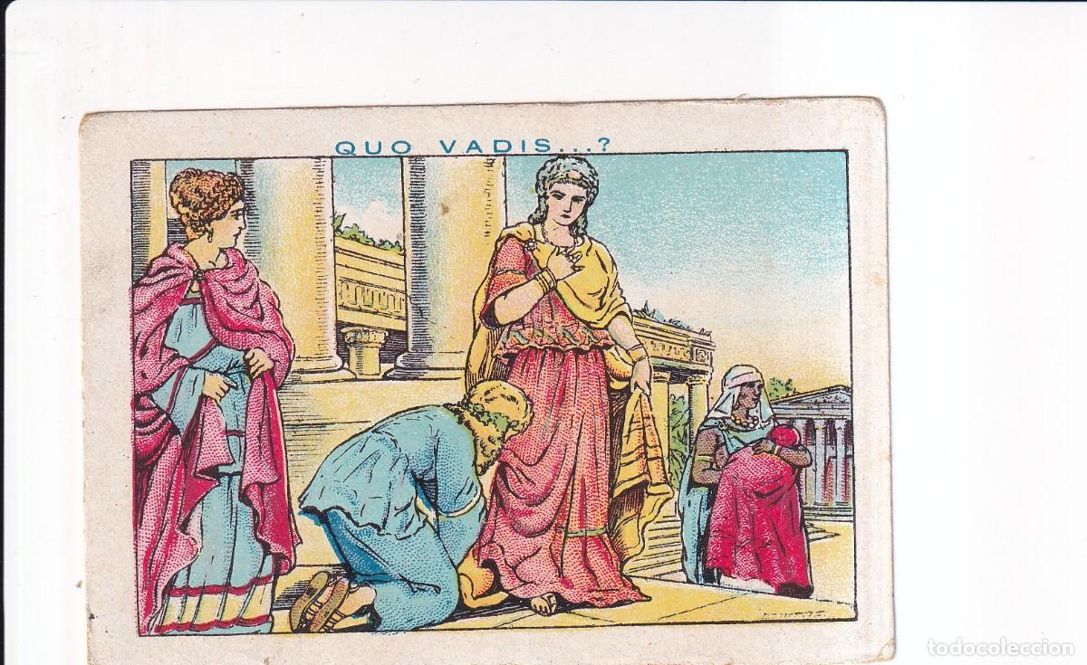 Coleccionismo cromos antiguos: QUO VADIS ...? : NUMERO 6 .- CHOCOLATES AMATLLER