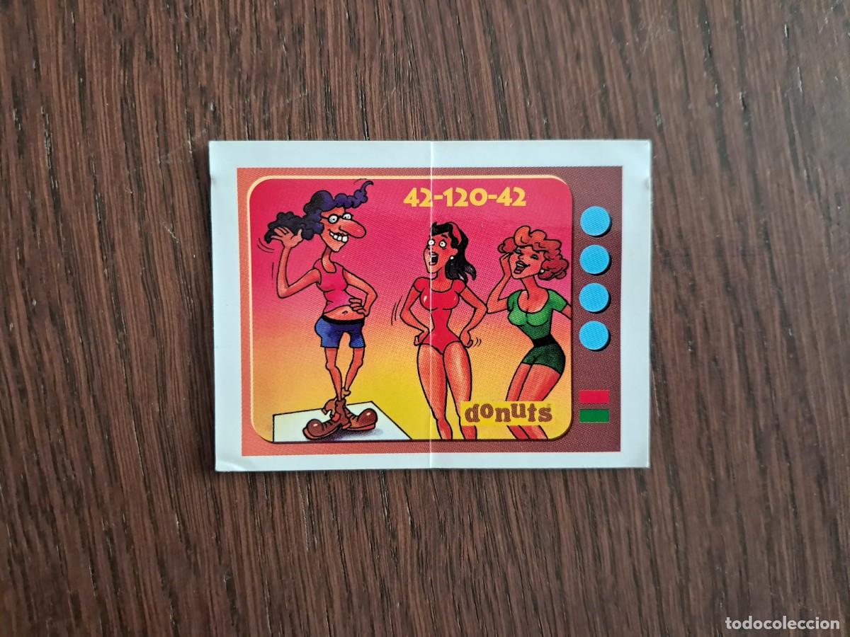 Coleccionismo cromos antiguos: cromo adhesivo de donuts, 42-120-42.