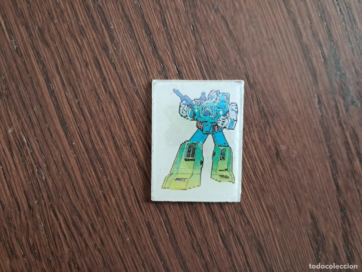 Coleccionismo cromos antiguos: TRANSFORMERS . VISIORAMA 3D ** CROMO PLASTICO BOLLYCAO (Hologramas lenticulares)
