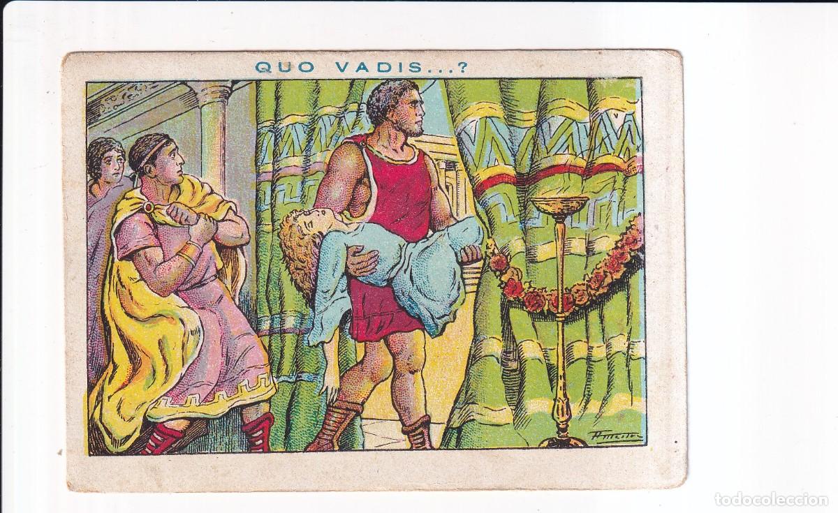 Coleccionismo cromos antiguos: QUO VADIS ...? : NUMERO 5 .- CHOCOLATES AMATLLER