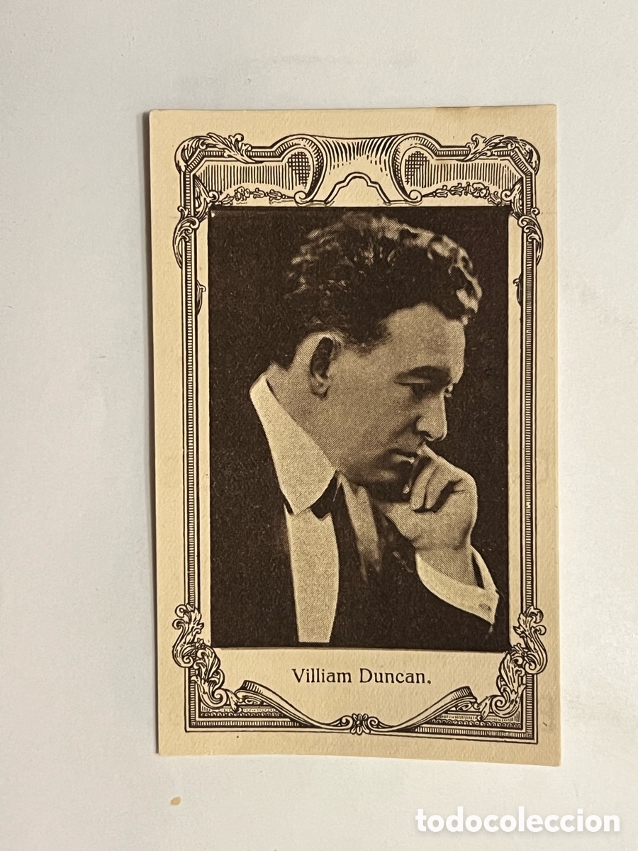 Coleccionismo cromos antiguos: VILLIAM DUNCAN. Artistas Cine Mudo. Chocolates Amatller, Serie A - No.24