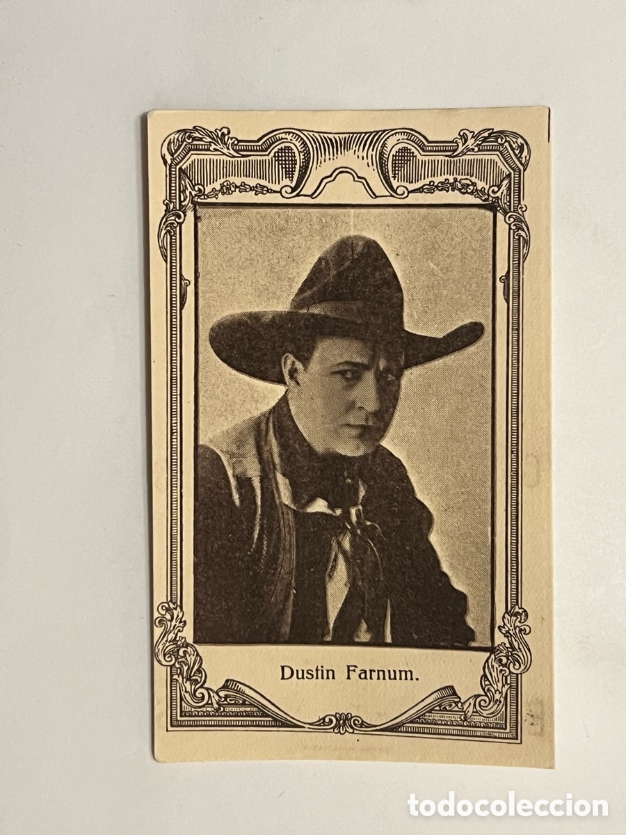 Coleccionismo cromos antiguos: Dustin Farnum. Artistas Cine Mudo. Chocolates Amatller, Serie A - No.23