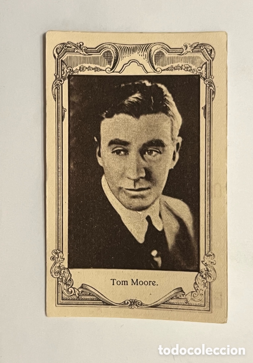 Coleccionismo cromos antiguos: Tom Moore.. Artistas Cine Mudo. Chocolates Amatller, Serie A - No.21