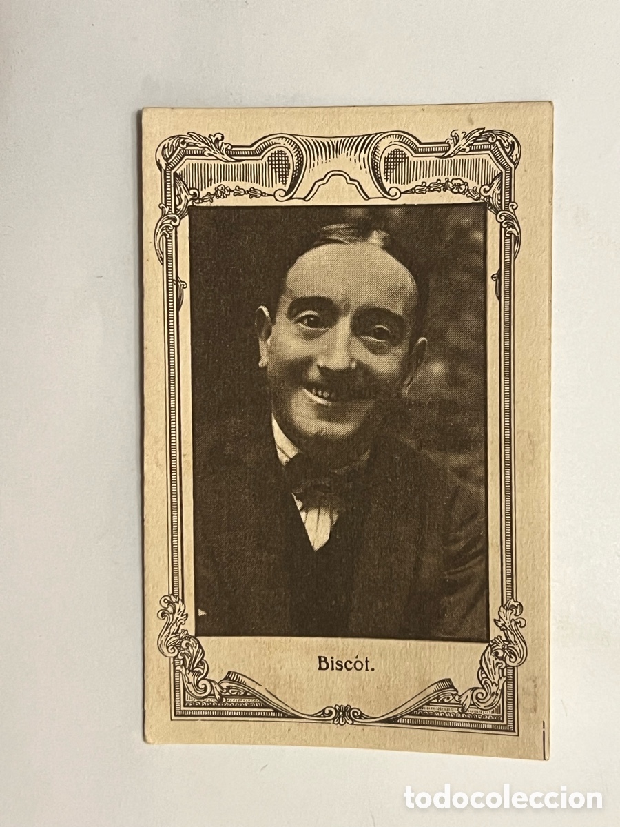 Coleccionismo cromos antiguos: BISCOT.. Artistas Cine Mudo. Chocolates Amatller, Serie A - No.20