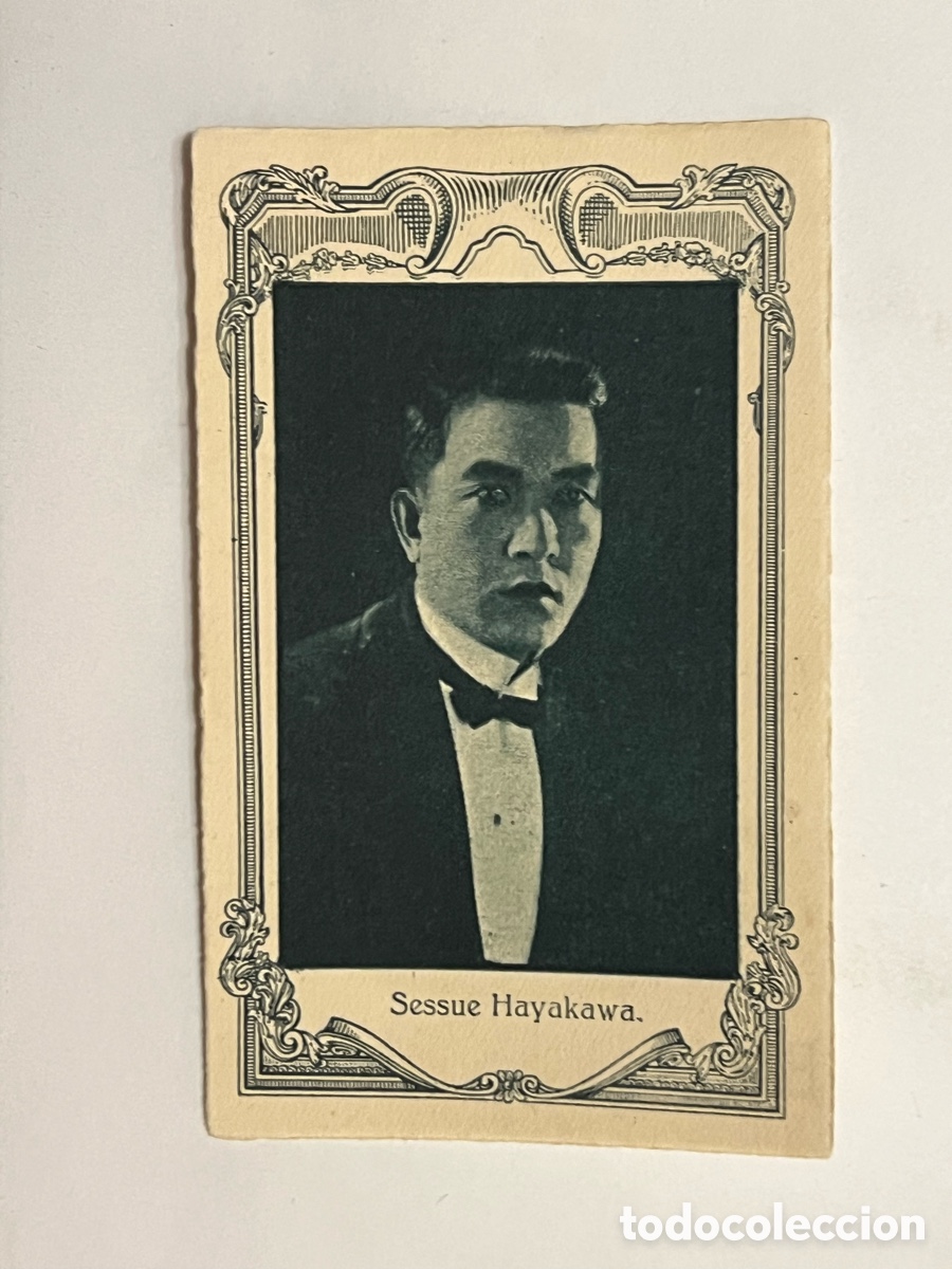 Coleccionismo cromos antiguos: SESSUE HAYAKAWA.. Artistas Cine Mudo. Chocolates Amatller, Serie A - No.17
