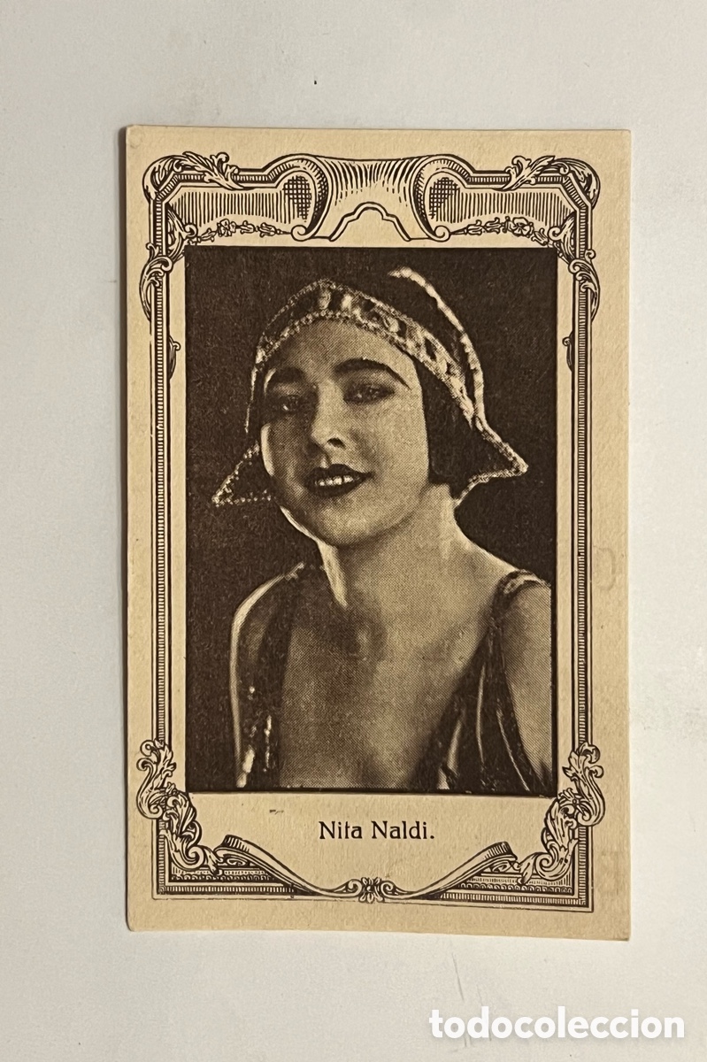 Coleccionismo cromos antiguos: NITA NALDI.. Artistas Cine Mudo. Chocolates Amatller, Serie A - No.16