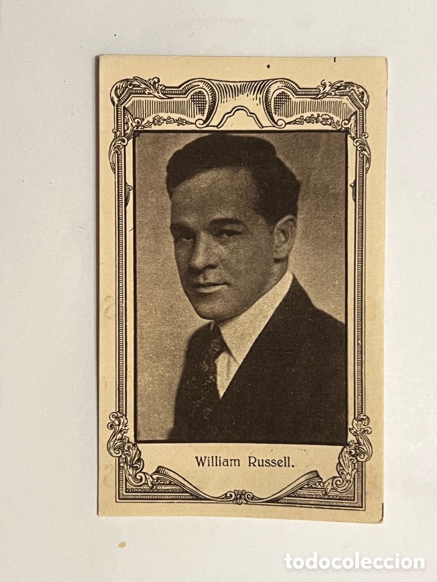 Coleccionismo cromos antiguos: WILLIAM RUSSELL.. Artistas Cine Mudo. Chocolates Amatller, Serie A - No.9