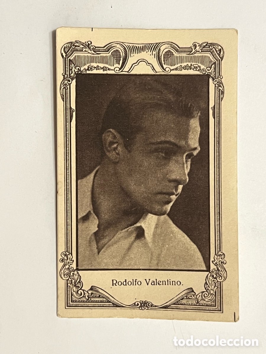 Coleccionismo cromos antiguos: RODOLFO VALENTINO.. Artistas Cine Mudo. Chocolates Amatller, Serie A - No.4