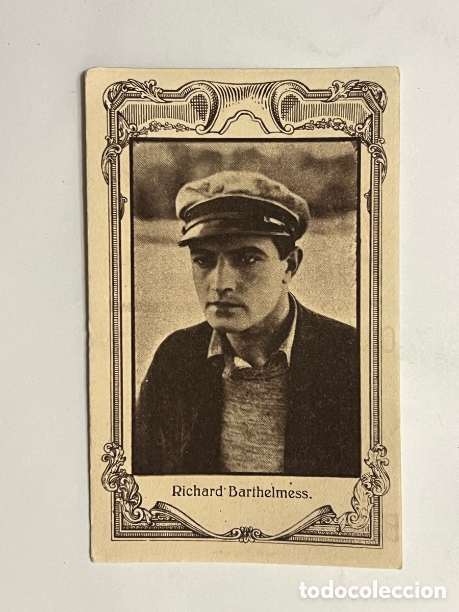 Coleccionismo cromos antiguos: RICHARD BARTHELMESS.. Artistas Cine Mudo. Chocolates Amatller, Serie A - No.3