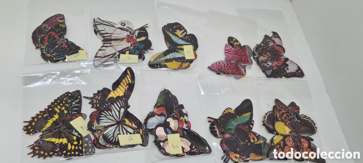 Sammeln alte Sammelbilder: UNOS 118 CROMOS RECUPERADOS LAS CIEN MARIPOSAS MAS BELLAS DEL MUNDO EN RELIEVE PANRICO