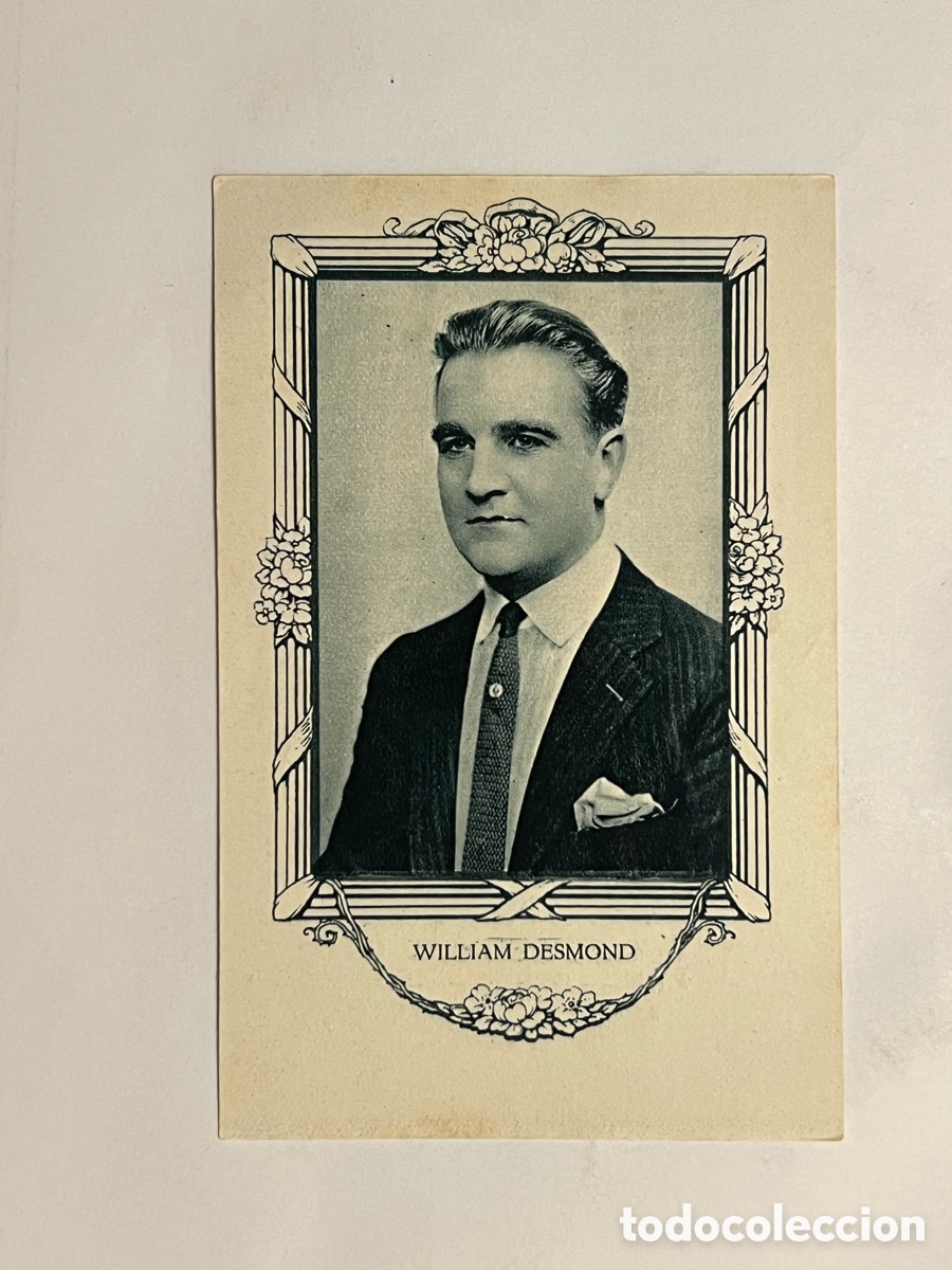 Coleccionismo cromos antiguos: WILLIAM DESMOND.. Artistas Cine Mudo. Chocolates Amatller, Serie G, No.18