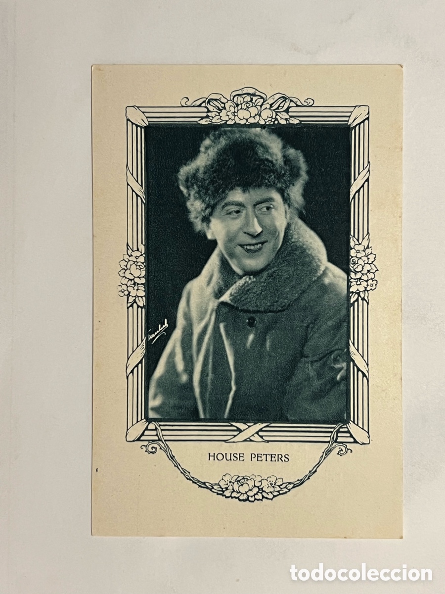Coleccionismo cromos antiguos: HOUSE PETERS.. Artistas Cine Mudo. Chocolates Amatller, Serie G, No.15