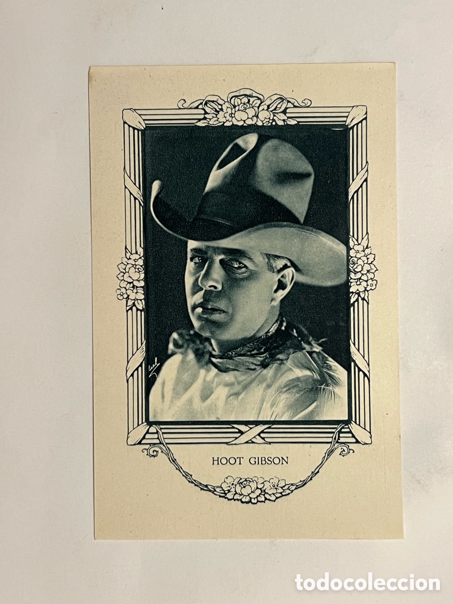 Coleccionismo cromos antiguos: HOOT GIBSON.. Artistas Cine Mudo. Chocolates Amatller, Serie G, No.13