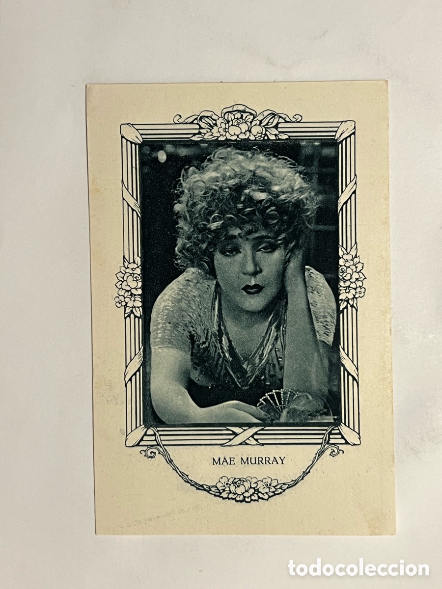 Coleccionismo cromos antiguos: MAE MURRAY.. Artistas Cine Mudo. Chocolates Amatller, Serie G, No.12