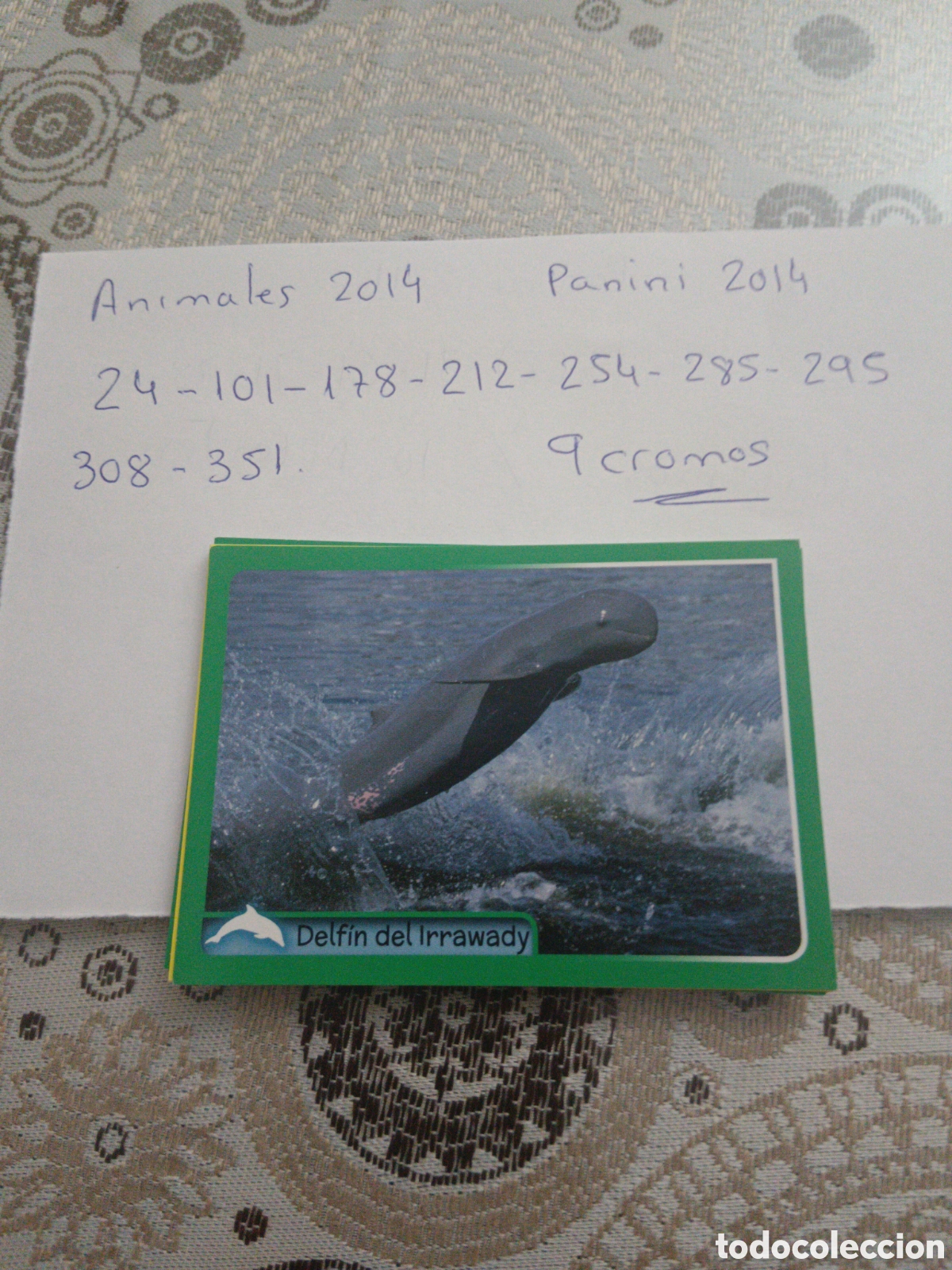 Coleccionismo cromos antiguos: Cromos Animales 2014.