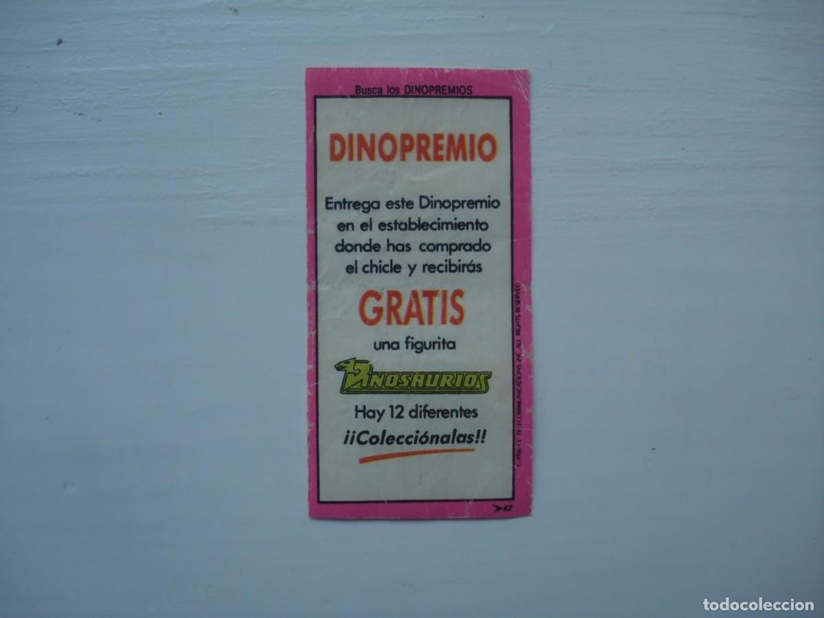 Coleccionismo cromos antiguos: DINOPREMIO DINOSAURIOS CROMOS CHICLES! WRAPPER KAUGUMMI BILDER BUBBLE GUM!