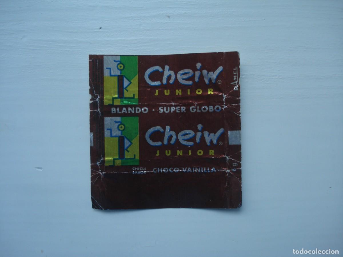 Coleccionismo cromos antiguos: CHEIW JUNIOR DAMEL CHOCO VAINILLA ENVOLTORIO CROMOS CHICLES! WRAPPER KAUGUMMI BILDER BUBBLE GUM!