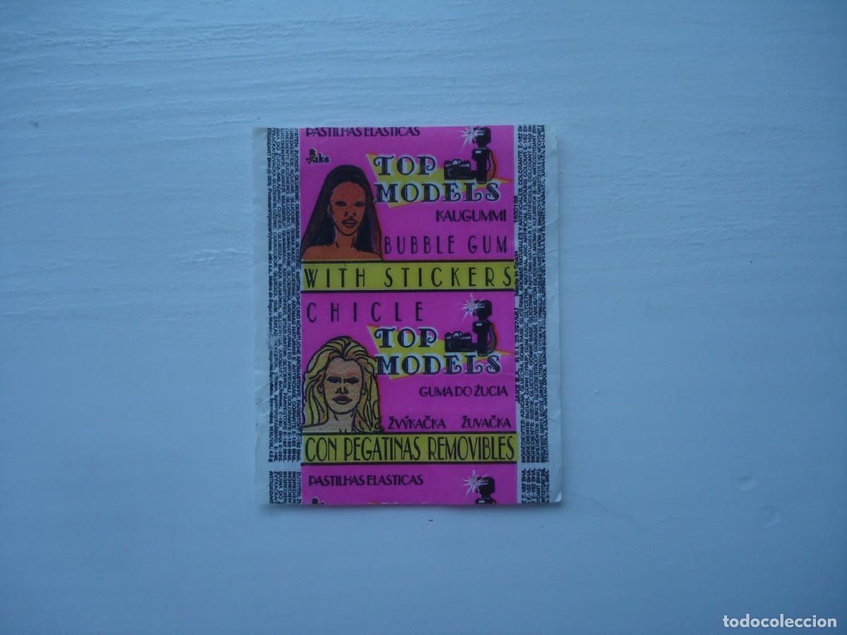 Coleccionismo cromos antiguos: TOP MODELS JAKE ENVOLTORIO CROMOS CHICLES! WRAPPER KAUGUMMI BILDER BUBBLE GUM!