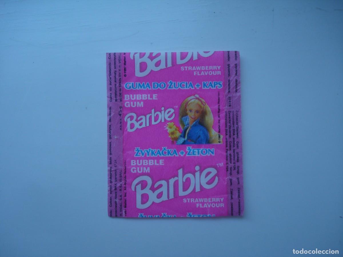 Coleccionismo cromos antiguos: BARBIE ENVOLTORIO CROMOS CHICLES! WRAPPER KAUGUMMI BILDER BUBBLE GUM!