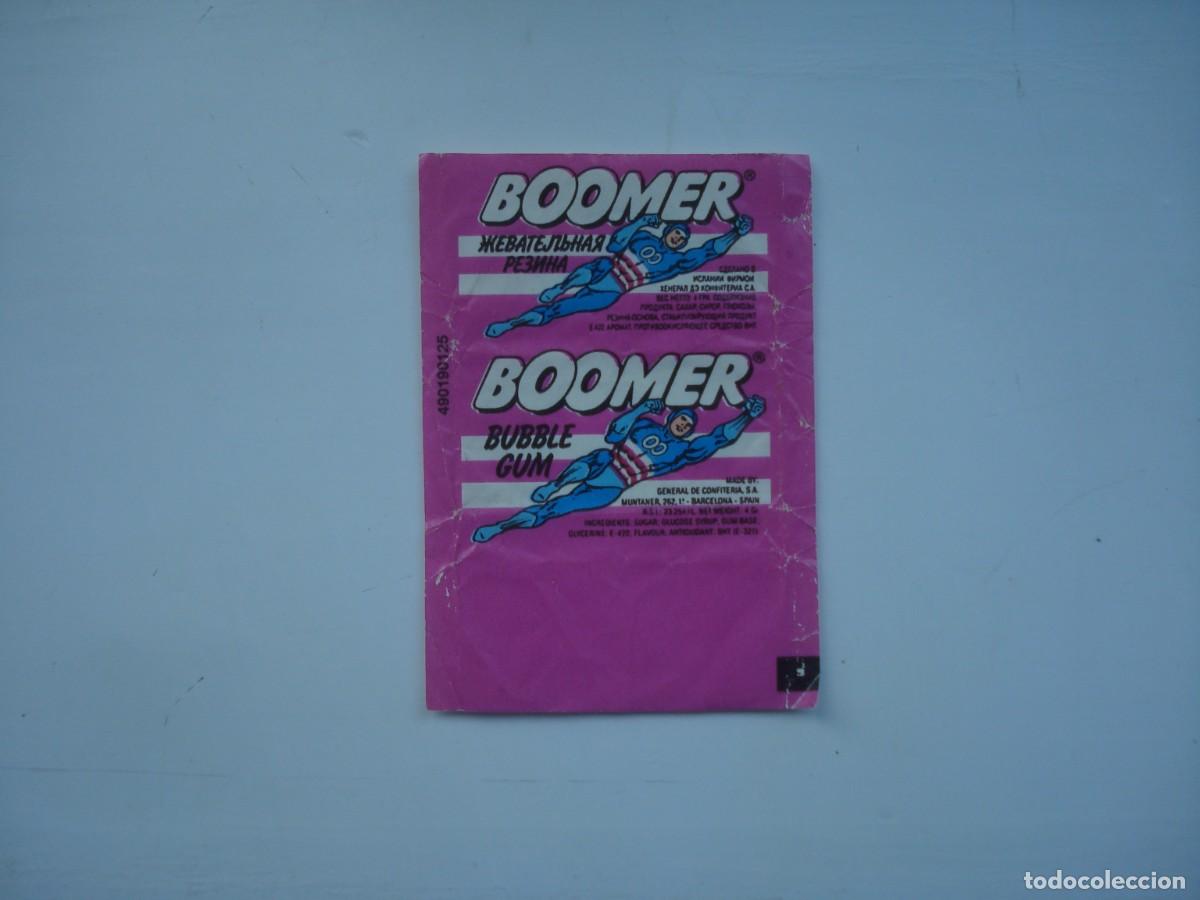 Coleccionismo cromos antiguos: BOOMER ENVOLTORIO CROMOS CHICLES! WRAPPER KAUGUMMI BILDER BUBBLE GUM!