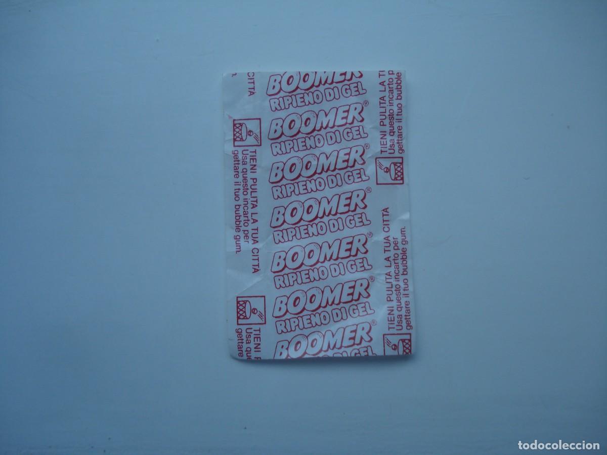 Coleccionismo cromos antiguos: BOOMER ENVOLTORIO CROMOS CHICLES! WRAPPER KAUGUMMI BILDER BUBBLE GUM!