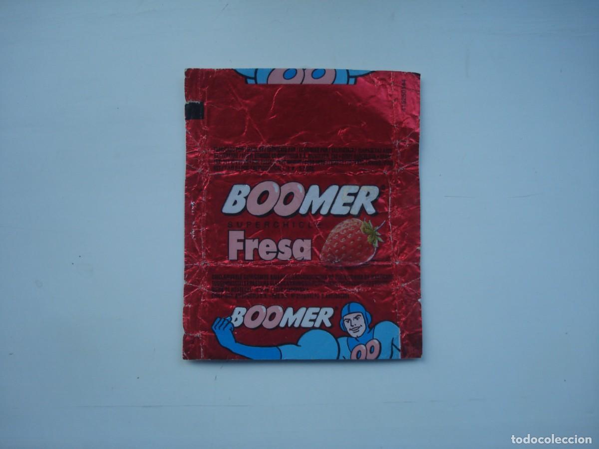 Coleccionismo cromos antiguos: BOOMER FRESA ENVOLTORIO CROMOS CHICLES! WRAPPER KAUGUMMI BILDER BUBBLE GUM!